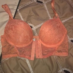 Pink lingerie bra